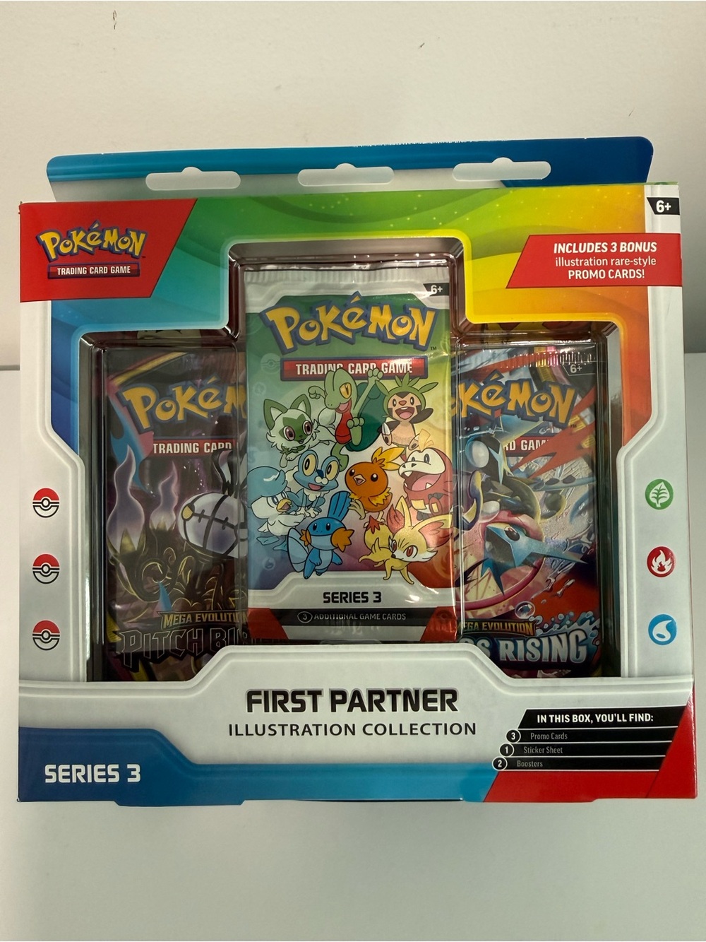 Pokemon TCG First Partner Series 3 Illustration Collection Boosters